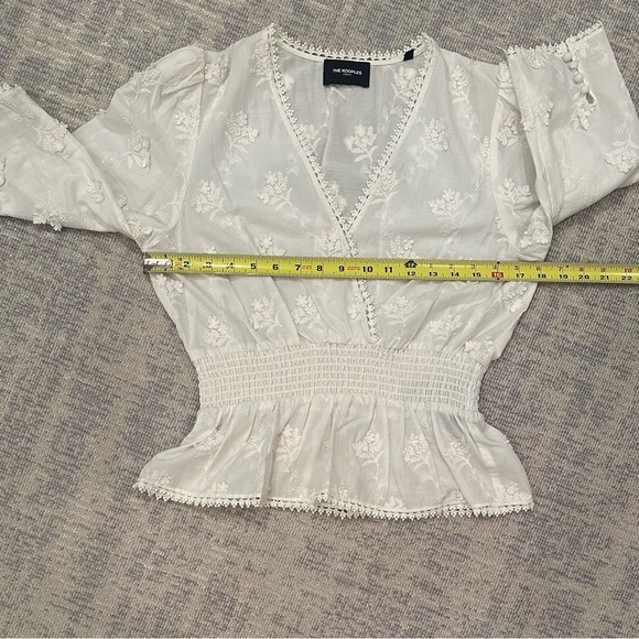 The Kooples 3/4 sleeve v-neck blouse. - Picture 12 of 12